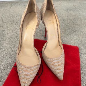 Cork Louboutin Heels